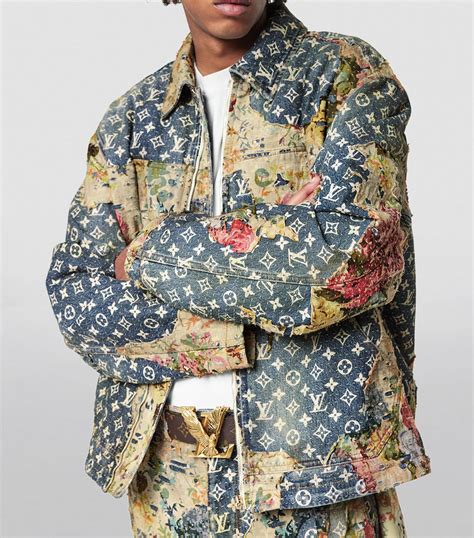 lv denim jacket mens